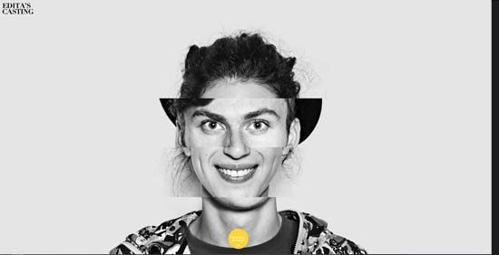 An extremely original collage website