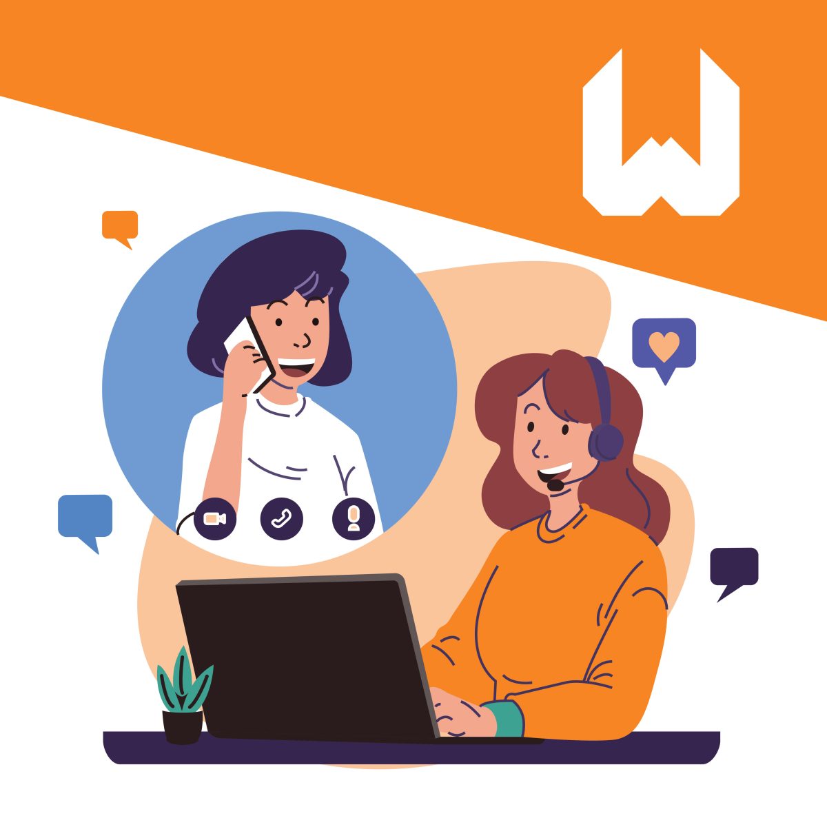 Diseño ilustrado vectorial sobre páginas de contacto de webs