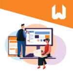 Diseño de ilustración vectorial sobre menu web