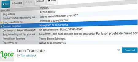 El plugin traductor de plugins de WordPress