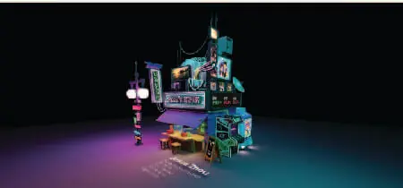 Captura de pantalla de la web portafolio de Jesse Zhou