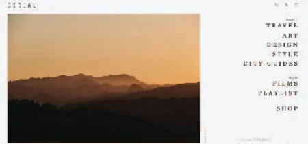 Captura de pantalla de la página web de arquitectura Cereal