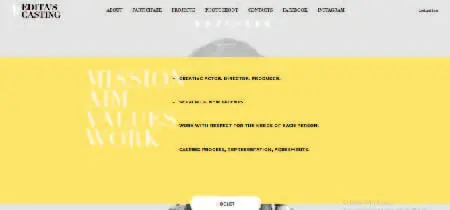 Captura de pantalla de la sección Quienes Somos de la web Editos Kastingas