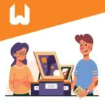 Ilustración vectorial sobre paginas de portafolios