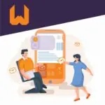 Ilustración vectorial sobre diseño footers en paginas web