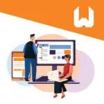 Diseño de ilustración vectorial sobre menu web