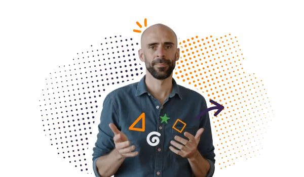 Álvaro Torres holding various items