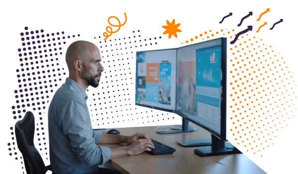 Álvaro Torres trabajando en diseño web para clientes de Málaga